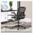 Mesh Drafting Chair,Tall Office Chair With Lumbar Support,Flip-Up Armrests,Footrest Ring And Adjustable Seat Height,Black