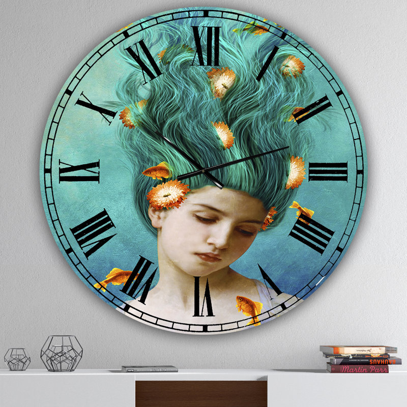 Sweet Allure - Grande horloge murale moderne, Moyen