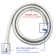 6-Inch Multi Function Dual Shower Head with 2 Flexible Bars