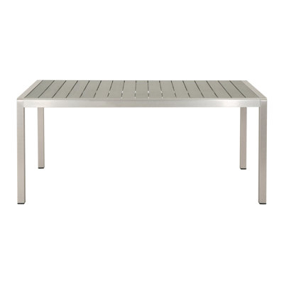Table de salle à manger en aluminium et aluminium