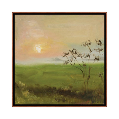 «Field Landscape», reproduction d'art sur toile encadrée