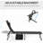 Padded Folding Chaise Lounge Chair, Outdoor 6-Level Reclining Camping Tanning Chair-674938682