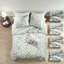 Ensembles de literie Modern, courtepointe florale en microfibre pour grand lit 4 pièces