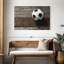 Ballon de soccer sur bois Sireci-107842695