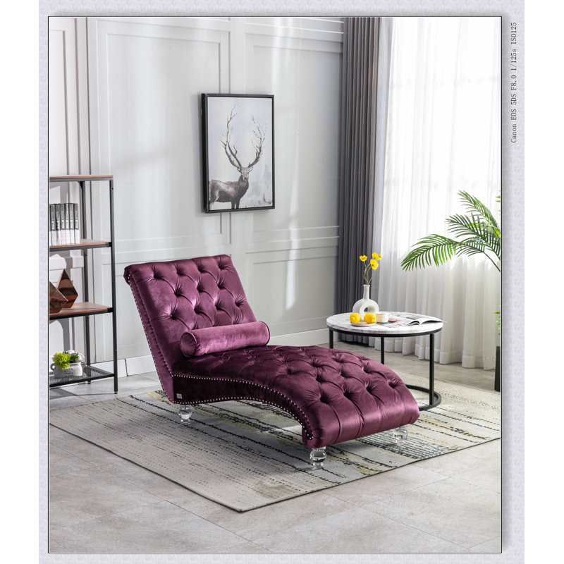 Canapé de loisirs avec pieds, Mauve