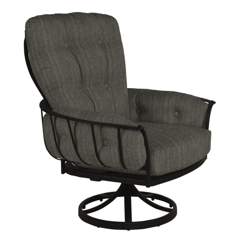 Monterra Outdoor Rocker Chair, Sahara Cafe, Carbon Black