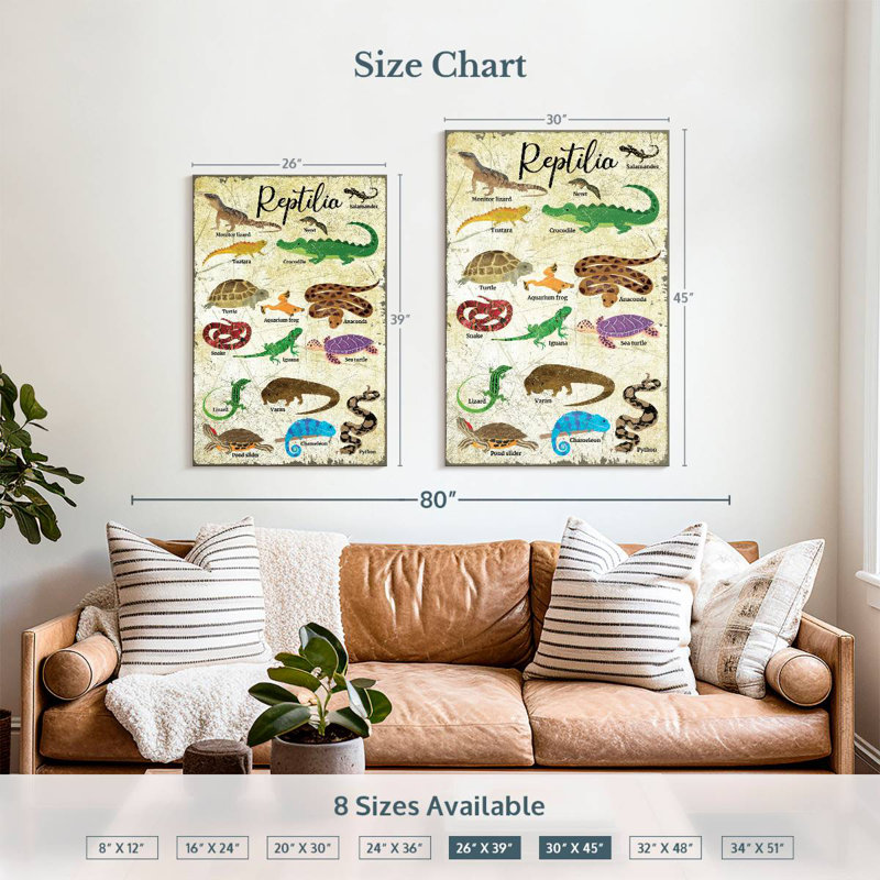 Reptile Species Chart