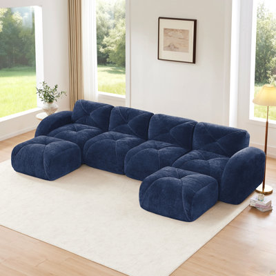 U-Shaped Boneless Sofa