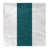White/Dark Green