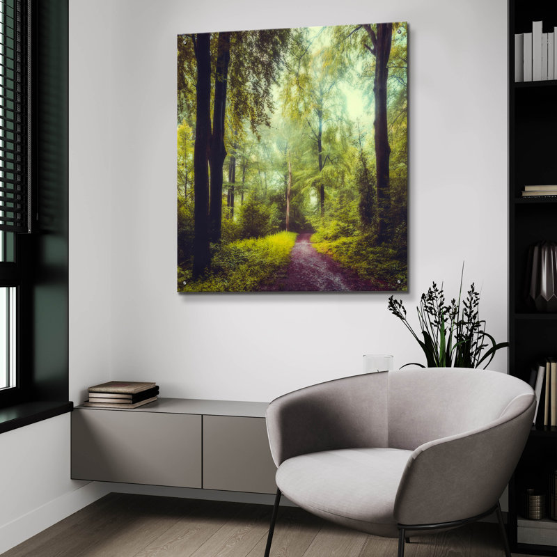 Art mural en verre Millwood Pines «Never the identique encore» par Dirk Wustenhagen, H 36 po x l 36 po x P 0,2 po