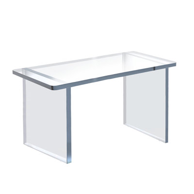 Clear Acrylic 22"W x 10"D x 12"H 1/2" Thick Deluxe Riser w/ Bumpers