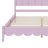 Retro Style Bed with Rectangular Headboard-100010923-100010922