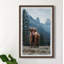 Grazing Cattle - Single Picture Frame Print-1837775617