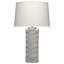 Wright Ceramic Table Lamp with Linen Shade