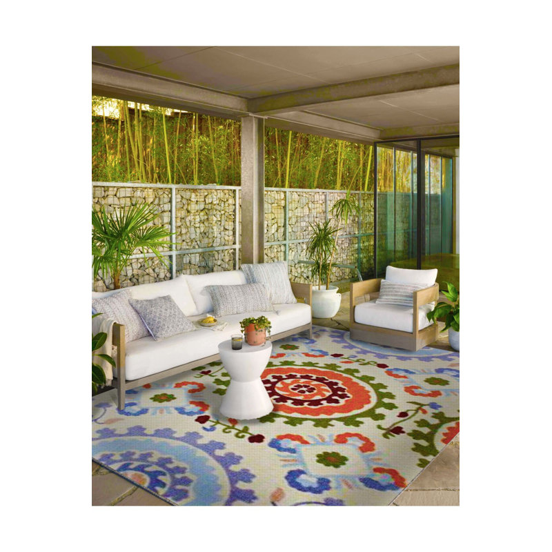 Tapis crème lavable à la machine, Sous-tapis carré 3 pi 3 po inclus