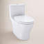 Toilette monobloc TOTO® Aquia® IV à double chasse allongée à double chasse 1,28 et 0,8 GPF, WASHLET® + avec CEFIONTECT®, blanc coton-34439878