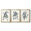 «Growing Leaves IV», impression encadrée sur mesure de qualité supérieure - 3 pièces-806555152-806555158