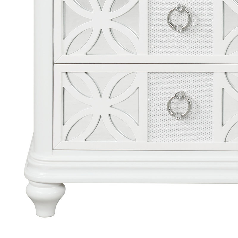 Table de chevet 2 tiroirs Abigale