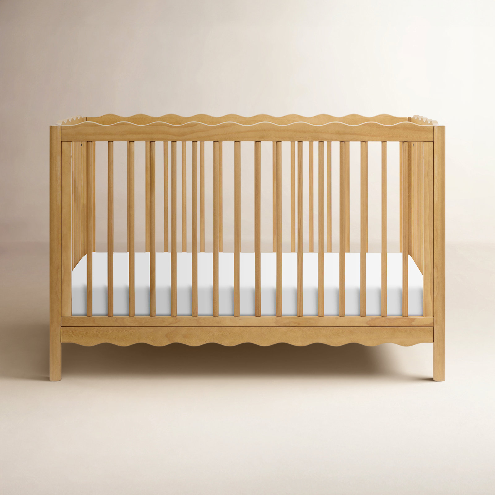 Swell Pine 4-in-1 Convertible Crib, Honey