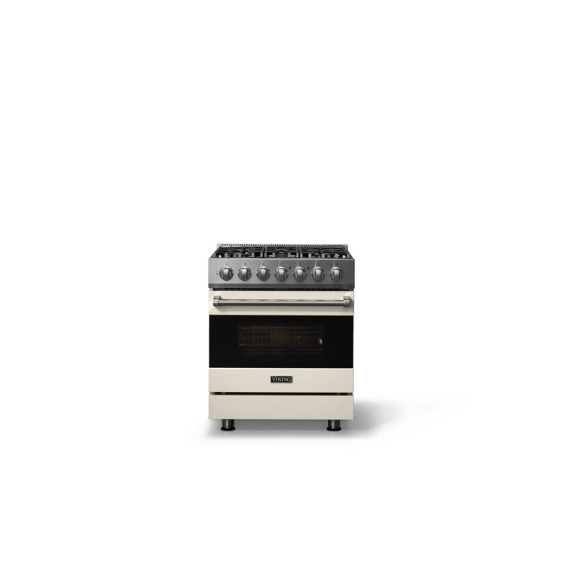 3 Series 30" Self-Cleaning Gas Range, Pure White, Liquid Propane, Gas