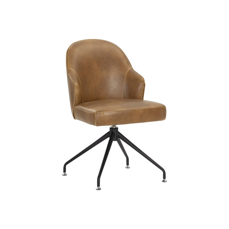 Bretta Upholstered Dining Chair, Brown