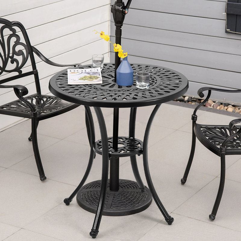 Round 2 - Person 60Cm L Outdoor Bistro Table