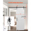 Sliding Barn Door with Hardware Kit  MDF Panel PVC Surface-768992550