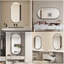 Miroir mural de salle de bain 48 po x 24 po, miroir mural encadré pour la salle de bain, suspendu vertical ou horizontal, miroir HD moderne pour la chambre à coucher, vestibule