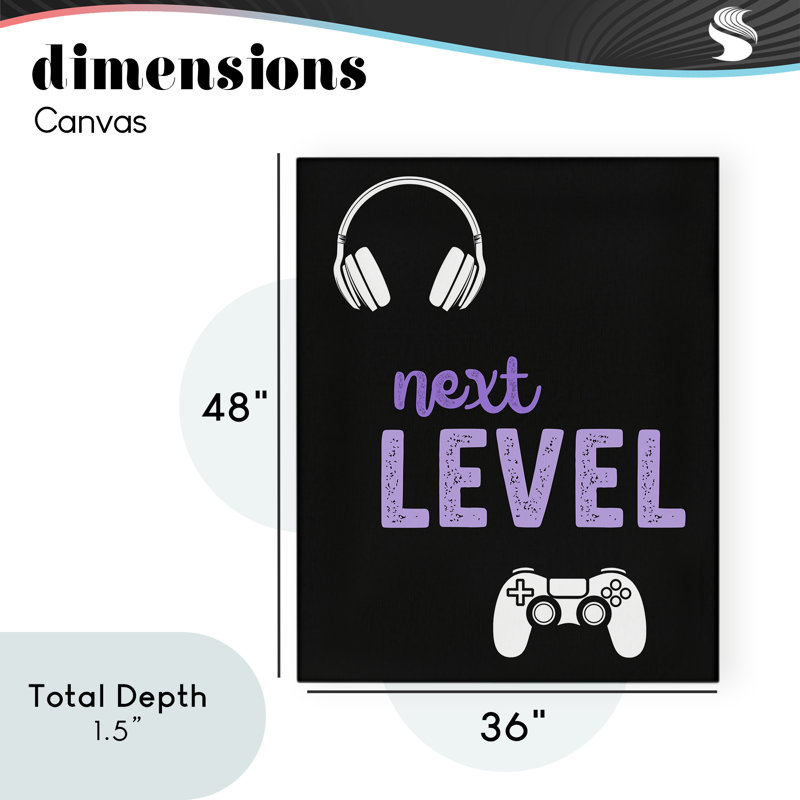 Next Level Headset & Controller Canvas, design by Christine Simpson Art