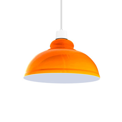 Abat-jour suspendu en métal, remplacement de l'abat-jour incurvé vintage industriel, couvercle de luminaire suspendu moderne pour îlot de cuisine, salle à manger, café, décor de maison de campagne