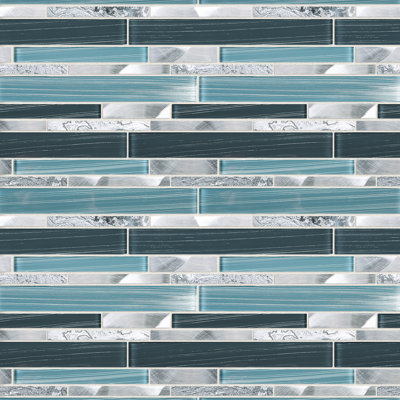 Initial Sequence Natural Stone Linear Mosaic Wall Tile