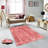Dunlap Abstract Machine Made Polyester Area Rug in Pink-176620422