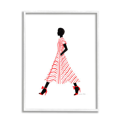 «Trendy Girl In Red» par Simone Elum