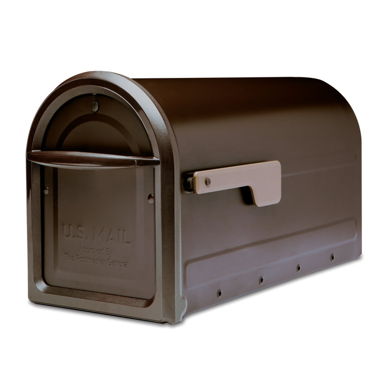 Mapleton Post Mount Mailbox Rubbed Bronze, Rubbed Bronze