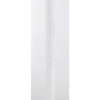 M-34 Soft White Laminated Traditional Interior Door Slab Only