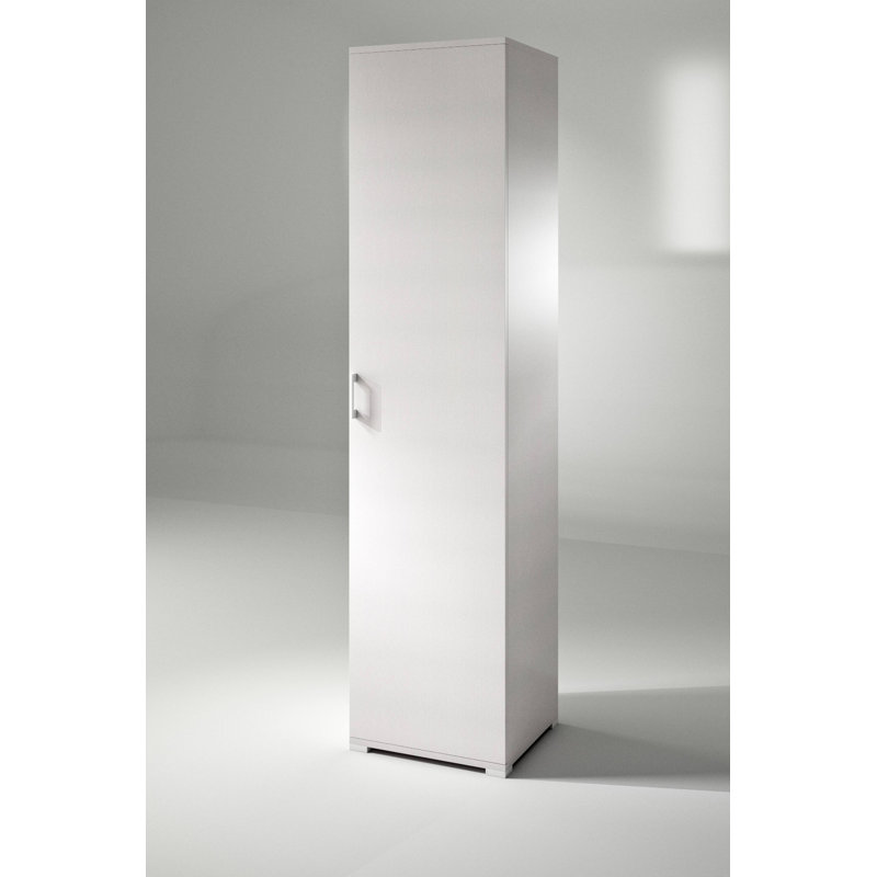 Gurubaksh 2 Door Manufactured Wood Wardrobe, White