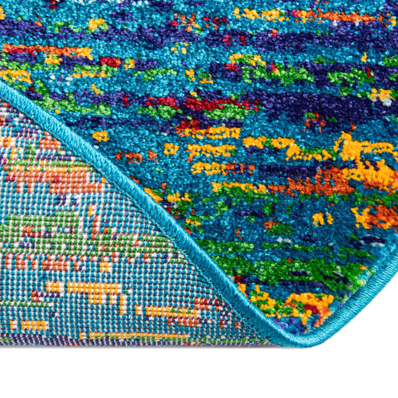 Marvela Abstract Indoor Rug, Round 4'