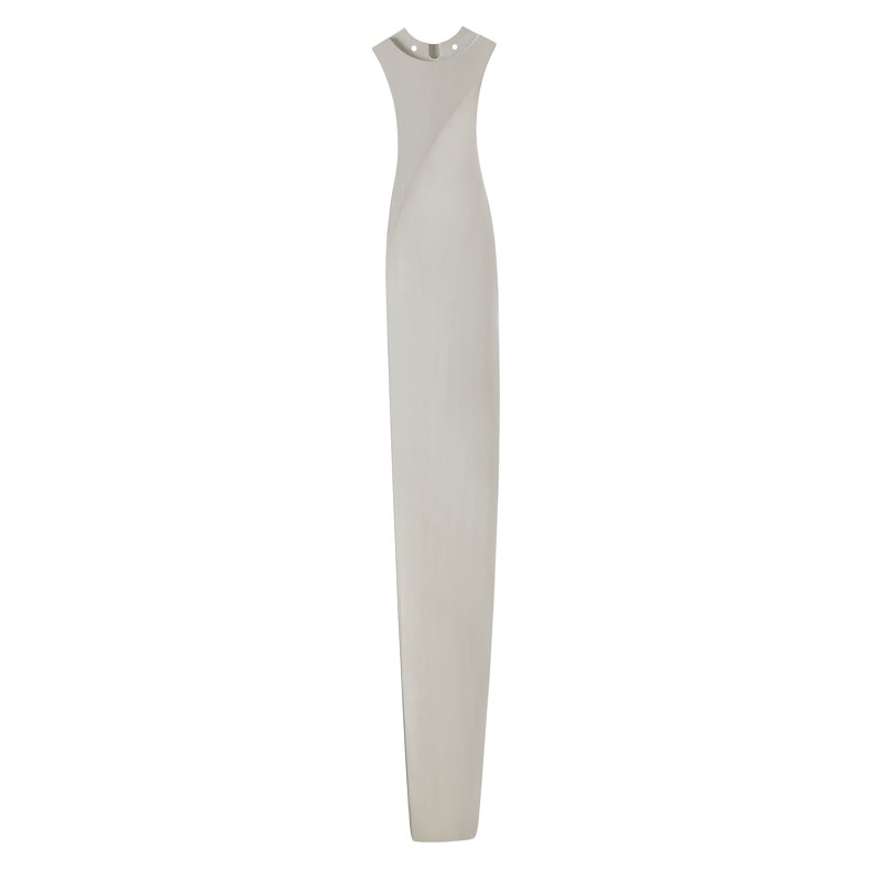 Spitfire DC Custom 84 inch Indoor/Outdoor Ceiling Fan Blades - Brushed Nickel, Brushed Nickel, 1.5" H x 6.23" W x 41.16" D