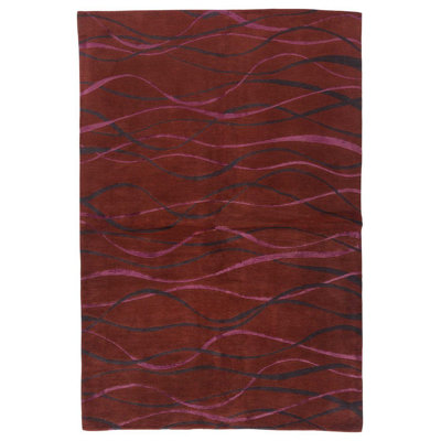 Ripple One-of-a-Kind Rectangle 6' X 9' Hand Knotted Area Rug