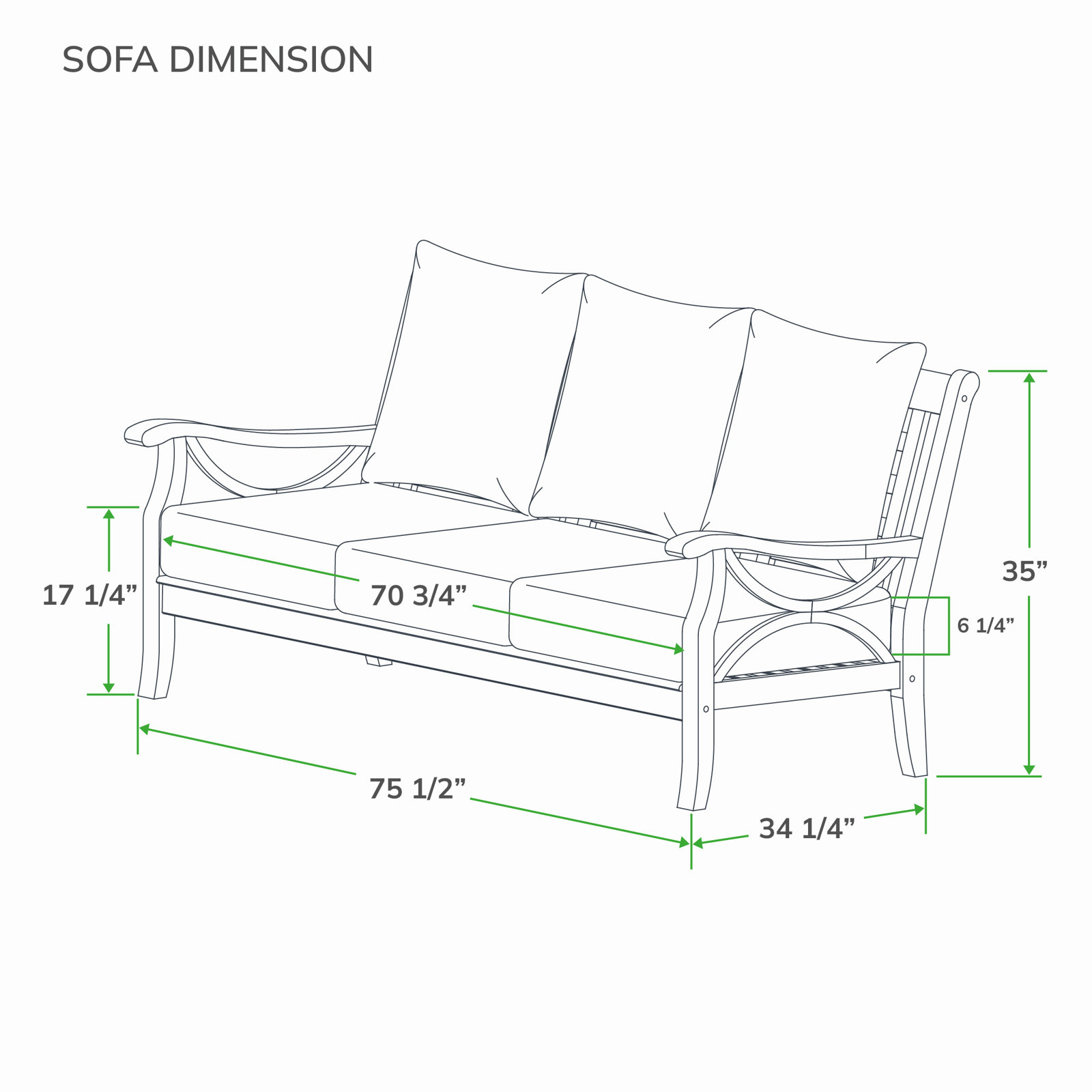 Brunswick 5 Piece Teak Sofa Seating Group with Cushions , Brown, Tan Performance Basketweave