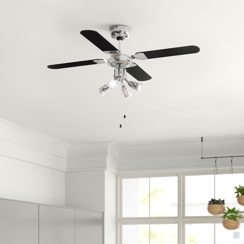 Lenora 106cm Ceiling Fan with Light Kit, No