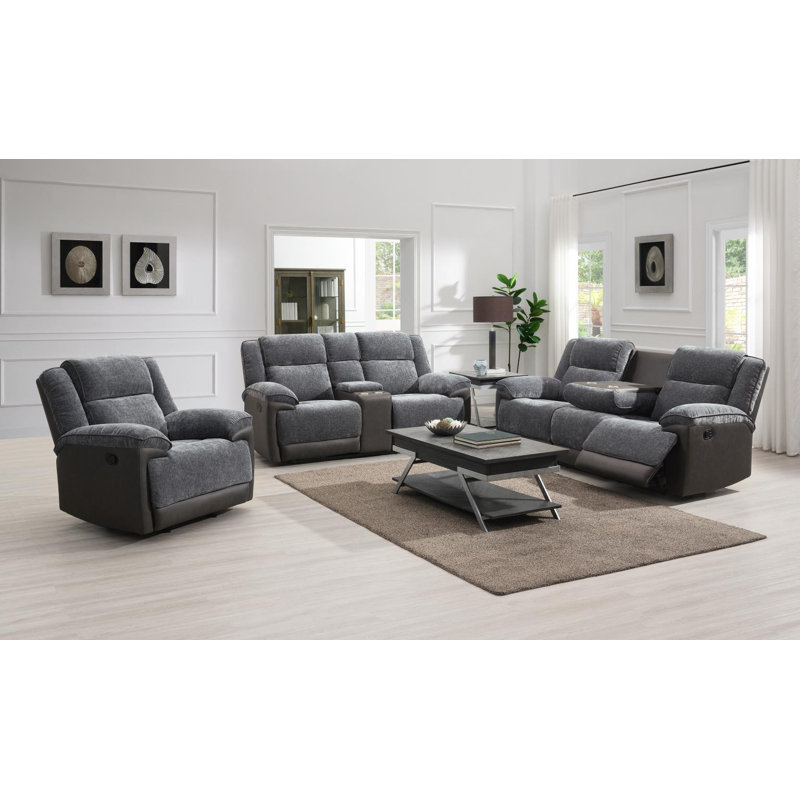 Upholstered Chenille Recliner
