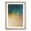 Aerial View of Brighton Beach in Abstract - Picture Frame Graphic Art Print-55682933-55682932