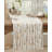Tarrytown Textured Faux Fur with Brushed Metallic Foil Print Table Runner-41836487-24575527