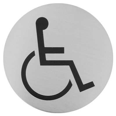 Sula Disabled Sign in Brushed