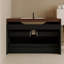Meuble-lavabo moderne flottant avec comptoir en faux marbre et lavabo encastré en céramique-128969981-128969985
