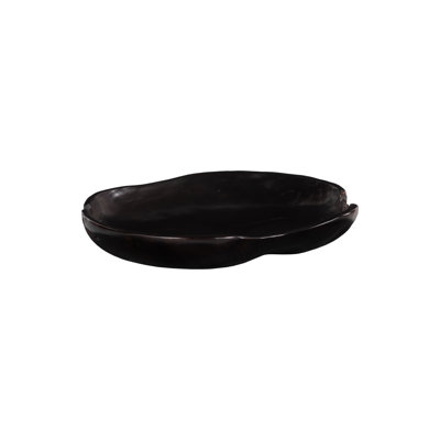 Teak Wood Bowl, Black
