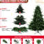Arbre de Noël de 7 pi, 2257 pointes, pe / mixte, conception à base large pour les centres de table, structure à charnières réduit le temps d'installation, stabilité du support en métal, arbre de 65 po de largeur, 7,1 lb, grands espaces, branches rapides