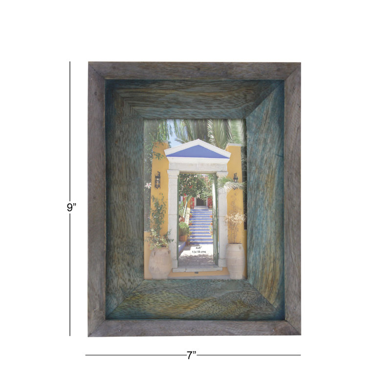 Cadre photo rectangulaire en bois, 4 po x 6 po