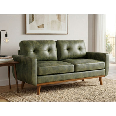 Canapé ou causeuse rembourré Mid-Century